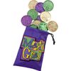 PMU Pouch Party Mardi Gras Coins Accessories (1/pkg) Pkg/1