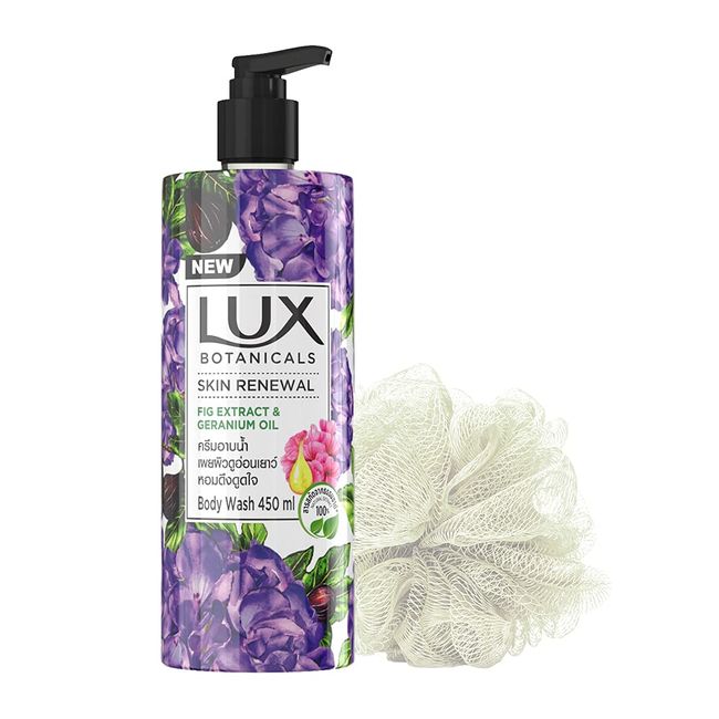 Lux Botanicals Skin Renewal Shower Gel Natural Extracts, No Paraben - 450 ml /15.2 Fl.Oz