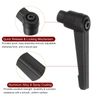 TA-VIGOR 10Pcs Adjustable Clamping Lever Handles, M6 Female Thread Knobs Rotating Screw Locking Quick Release Ratchet Push Button Handle for Machinery Equipment