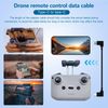 lingsee 2Pcs Data Cable for DJI Avata Goggles 2/Mini 3 Pro/Mavic 3 RC Type-C to Type-C