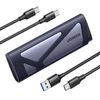 UGREEN M.2 NVME/SATA External SSD Case with Cable & Silicone Case