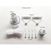 Durable Universal Roller Shade Clutch System with Bead Chain - 196"L x 118"W
