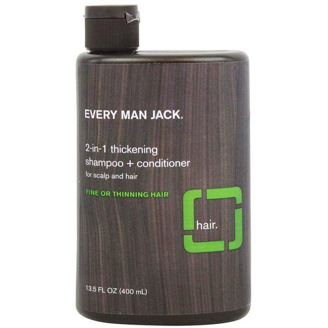 Every Man Jack SHAMPOO 2IN1 THCKNG TTREE, 13.53 Fl Oz (Pack of 1), SG_B00568AL7S_US