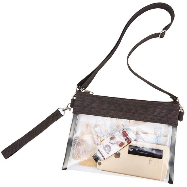 Clear Bag Stadium Approved - Clear Crossbody Purse Bag, with Adjustable  Shoulder