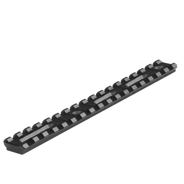 Lion Gears BridgeMount Rail Tactical Picatinny Rail, 7" Long with 17 Slots, BM17S, Black