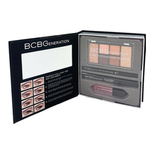 3 Pack Natural Complete Eye and Lip Set by BCBGeneration Cosmetics - 4 Pc Kit Se