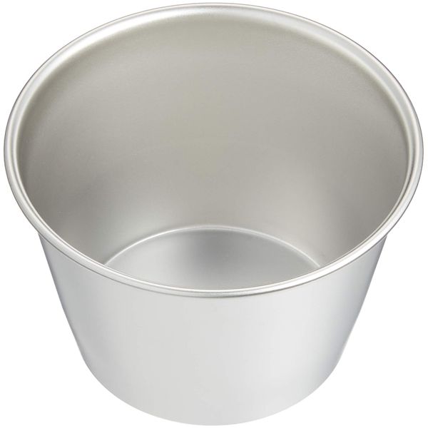 Endoshoji WPL07004 Commercial Pudding Cup, Extra Large, 18-8 Stainless Steel, Made in Japan