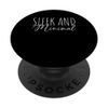 Sleek And Minimal Minimalistic Minimalism Sayings PopSockets with Interchangeable PopGrip