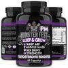 Angry Supplements Monster Test Test Booster Capsules 120ct + Monster PM Sleep