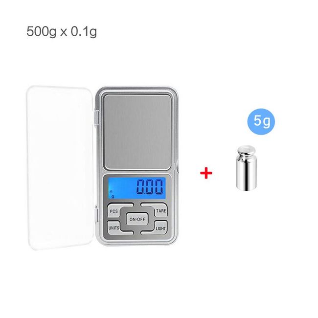 Electronic Pocket Scale 500G/0.1G Precision Jewelry Scale Balance