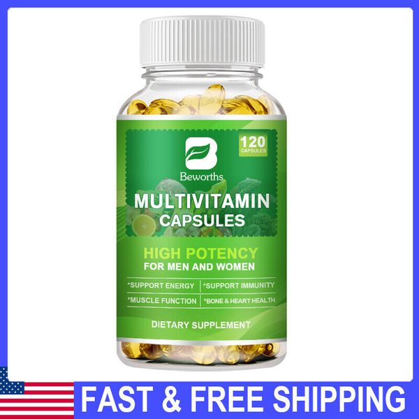 Multivitamin Highest Potency Daily Vitamins & Minerals Supplement 120 Capsules