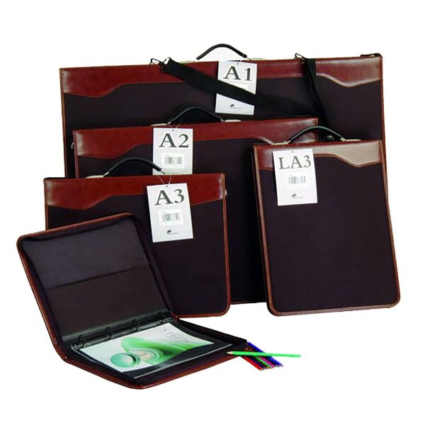 Art Portfolio with Round Ring Binder Mechanism Ref P38, High Classic (A1)