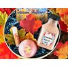 Fall beauty set Fall bath bomb Fall lip balm Fall soap Fall salt Autumn gift set