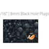 5/16 Black Window Hole Plugs Flush Covers Locking 8 Pack Plastic Locking