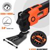 20V Cordless Oscillating Tool w/Battery 3.6°Oscillation Angle Oscillating Saw