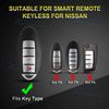 Red Soft TPU Full Protect Key Shell Case Protector Skin For Nissan Sentra Murano