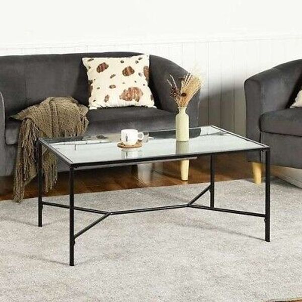 "7047 FURNITURE" DEMAIO COFFEE TABLE 35.4"  X 21.6"  X 17.3"