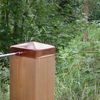 CONNEX HV4296 Post caps Copper 70x70mm, 70 x 70 mm