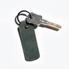 ALTRAALMA Keychain for Alcantara Material, Handmade Full-Wrap (Forest Green)