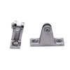 2pcs Bimini Deck Hinge Mount Angled Stainless Steel Marine Grade Boat Fitting