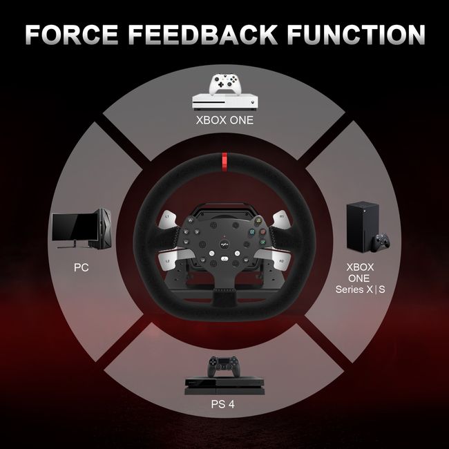 pxn v10 force feedback game racing