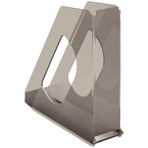 Esselte Briefkorb, A4, 1 Pack, Grau Transparent, Europost, 21434