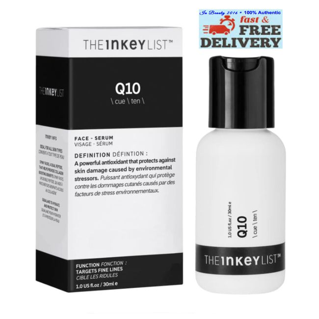 THE INKEY LIST Q10 Face Serum 1oz / 30ml NIB