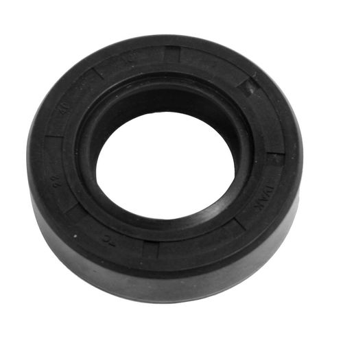 uxcell Oil Seal, TC 22mm x 40mm x 10mm Nitrile Rubber Cover Double Lip with Spring for Mechanical Motive Axle Shaft, Black Pack of 1