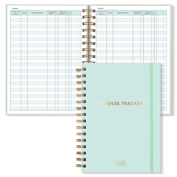 S&O Budget Expense Tracker Notebook - Spending Tracker Notebook to Stay Organized - Financial Planner - Budget Notebook - Finance Planner - Budget Tracker & Budget Book - 160 Pages, 6.4” x 8.4”