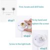 Light Socket with Cord Light Bulb Base E26/ E27 Lamp Base Desktop ft Include Screw Light Bulb Holder Replacement Light Bulb Socket with On/Off Switch Hanging Light Cord Extension (25ft)