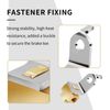 3-Way Brake Line Tee with Mounting Bracket,Brass 2.0*1.0*0.81 inch, Yellow 
