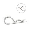 5 x R Clips 5 x 105mm for Securing Clevis Retaining Pins,