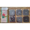 Chef Pan Scraper Pan Scraper Dish Scraper Tool Kitchen Set 6 Pack Food Scrap NEW