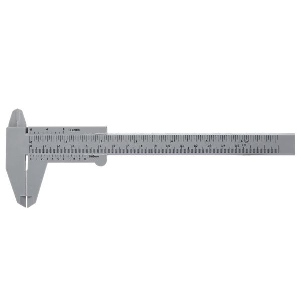 Vernier Caliper, 150MM Plastic Eyebrow Tattoo Permanent Make Up Micrometer Measuring Measurement Tool