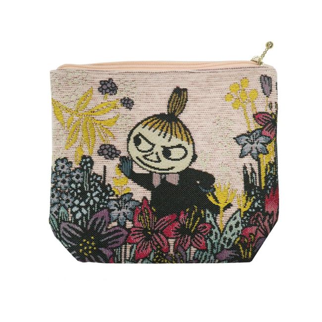 Marushin 1425021800 Moomin Purple Shower Pouch, Gift, Birthday, Makeup, Cosmetics, Accessory Case