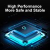 Micro SD Card Reader, Seminer USB C OTG Memory Card Reader Type C, USB-C to Micro SD SDXC SDHC Card Reader for Galaxy, USB-C Tablet, MacBook, USB Flash Drive (Black), (Mini2-1-BL)