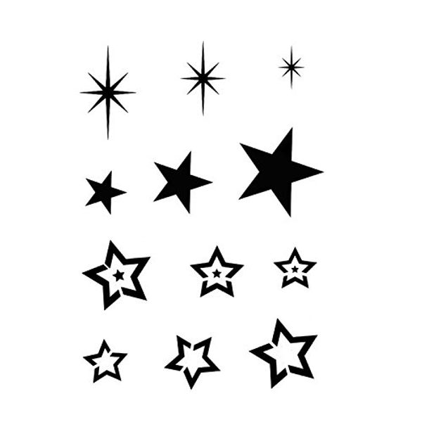 Make-Up Stencils Stars 2