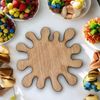 Splash Placemat Set - Wood 2 Placemats Large 38cm Cherry