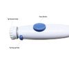 Handle Hose Replacement Parts Compatible for Waterpik WP-100 WP-660 WP-462, Water Flosser Accessories Tube Heads