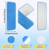 Microfiber Spray Mop Replacement Heads for Wet/Dry Mops Compatible with Bona Floor Care System (5 Pack)