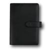 ENN LLC A6 6 Hole PU Leather Binder with 12 Pockets Labels (Black)