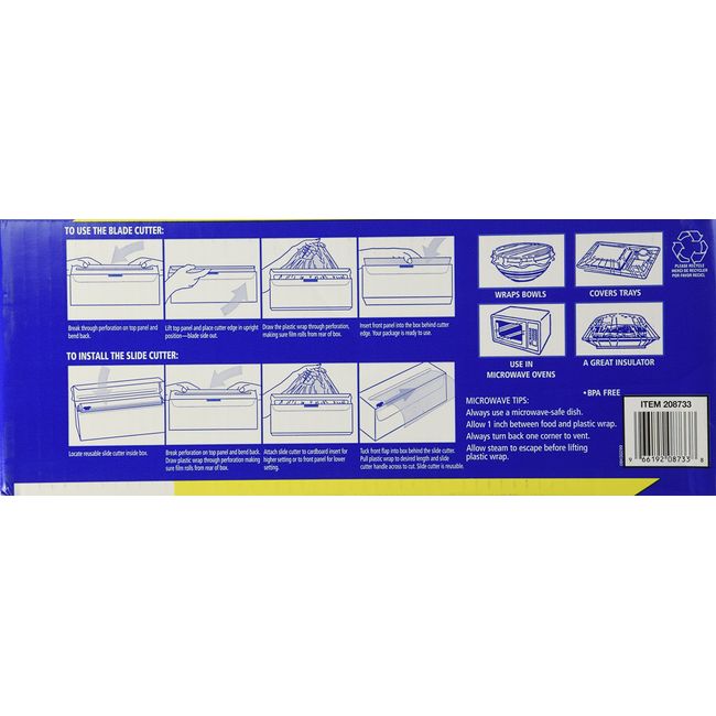 Kirkland 208733 3000 sq ft Stretch-Tite Plastic Food Wrap for sale online