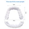 Denture Smile Teeth Customizable Temporary Perfect Fake Teeth Molds Braces for Snap in Instant &Confidence Smile