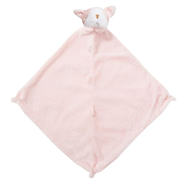 Angel Deer Angeldear Towel, Baby Shower, Baby Bib, Plush, First Toy, Animal Blanky, Bulldog, Pink, Baby Newborn, Authentic Japanese Product, Baby Gift, Japan