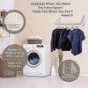 Double Foldable Clothing Rack w/ Extension Rod, Wall-Mounted Retractable Clothes Hanger for Laundry Dryer Room, Hanging Drying Rod, Small Collapsible Folding Garment Racks, Dorm Accessories (Chrome)