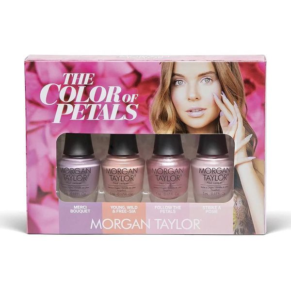 Morgan Taylor The Color of Petals Mini Nail Polish Kit, 4-Piece