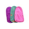 UPSTORE 3PCS 8.2'' x 4.5'' Back Rubbing Bathing Shower Exfoliating Mitts Towel Massage Loofah Scrub Spa Mitten for Unisex Children Adult(Color Random)