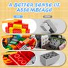WYSWYG Building Bricks 2x4 Stud 320 Pcs, 8 Colours, Classic Building Blocks Set, Compatible with Construction Building Blocks.