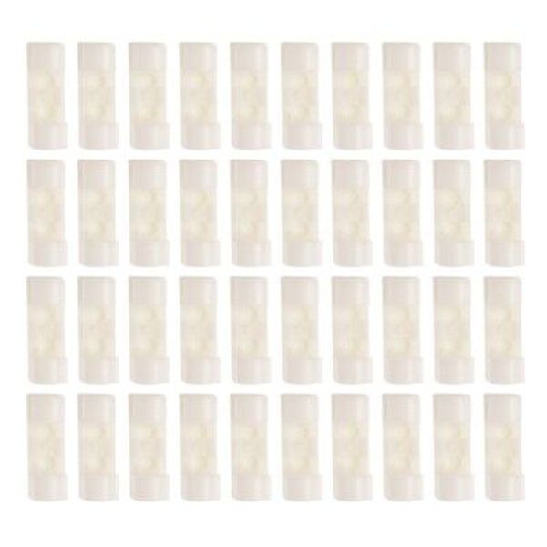 40pcs Adhesive Cable Clips 29 x 11.5mm Plastic Cable Management, White