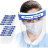 100Pcs Value Pack Premium Face Shield with Protective Clear Film To Protect E...